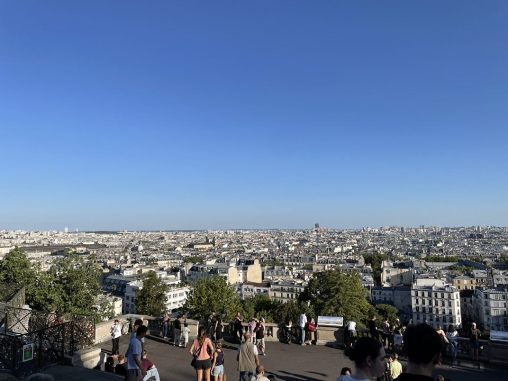 ロンドンからパリ日帰り旅行！ユーロスターで行ってみた／サクレクール寺院寺院からみたパリの眺め