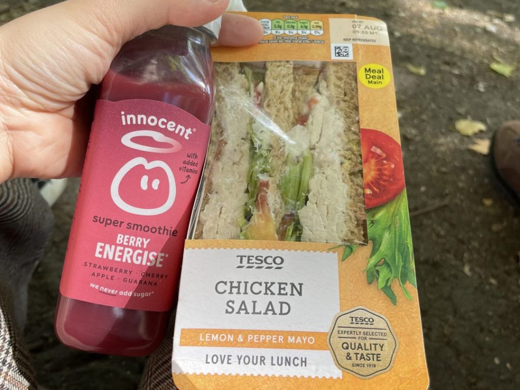 イギリス旅行の食費節約術｜スーパー・カフェ・日本から持参した食事を活用しよう！／サンドイッチ