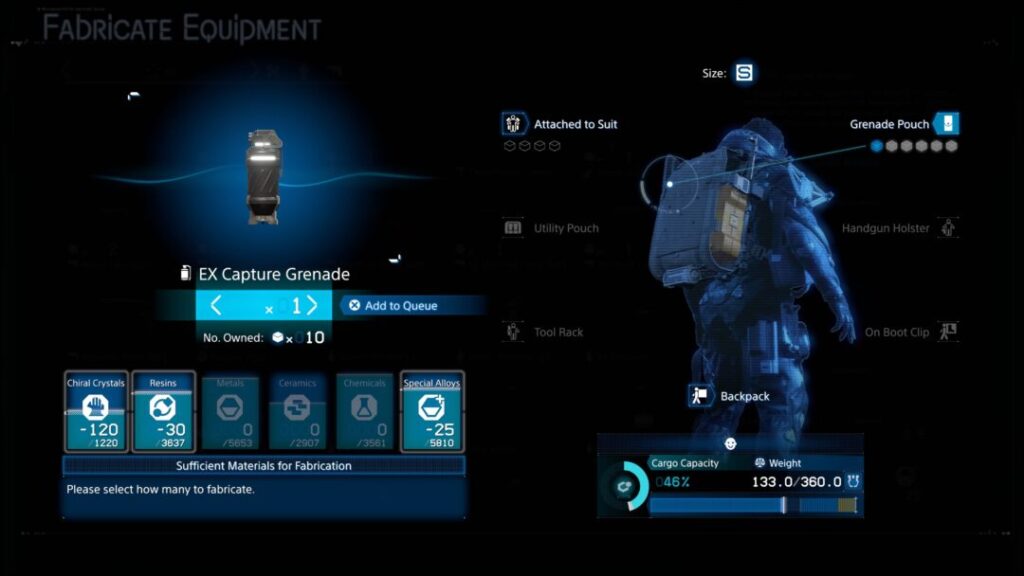 EX Capture Grenade【Death Stranding2 / DS2】