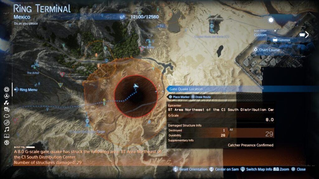 Hand-type（Kheir）The desert area between the C1 South Distribution Center and The Bokka【Death Stranding2 / DS2】