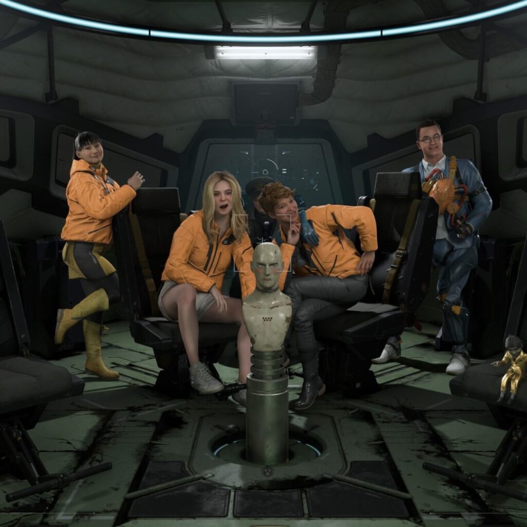 DHVマゼラン艦内のコックピットでチェキ撮影【デススト2 / デスストランディング2 / Death Stranding2】