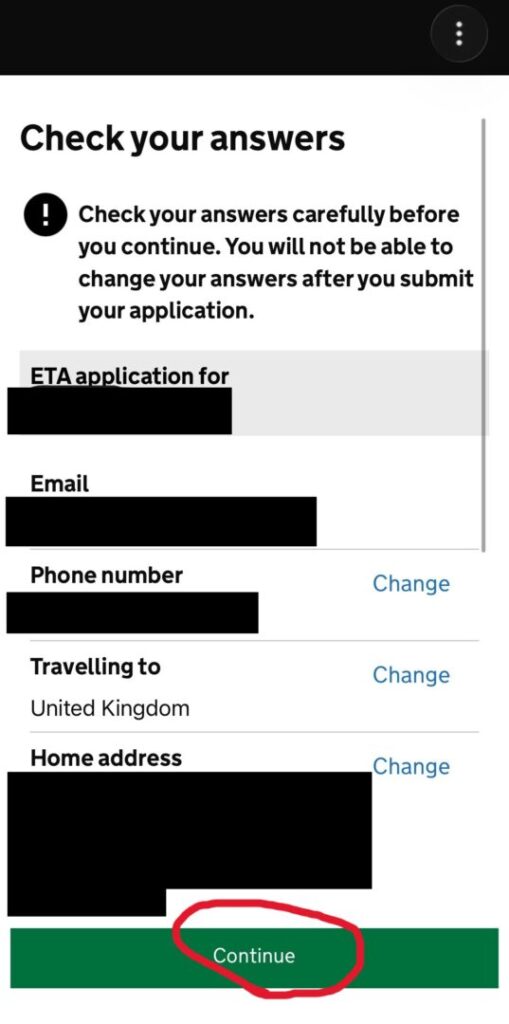 イギリス旅行者必須！ETA申請方法・料金・注意点をわかりやすく解説／UKETAアプリ／入力内容の確認