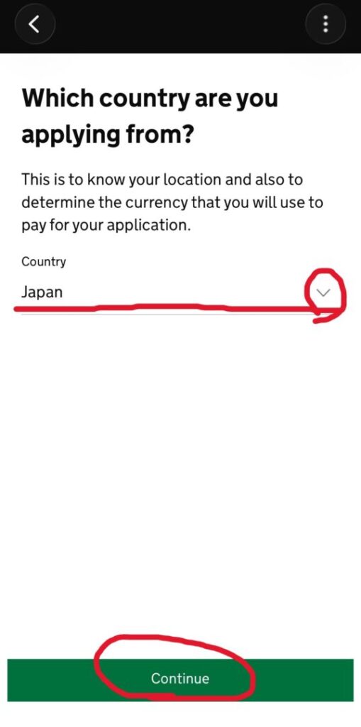 イギリス旅行者必須！ETA申請方法・料金・注意点をわかりやすく解説／UKETAアプリ／国選択